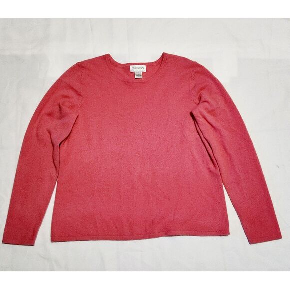 Chadwick's 100% Cashmere Sweater Women's Size XL Long Sleeve - Picture 1 of 6